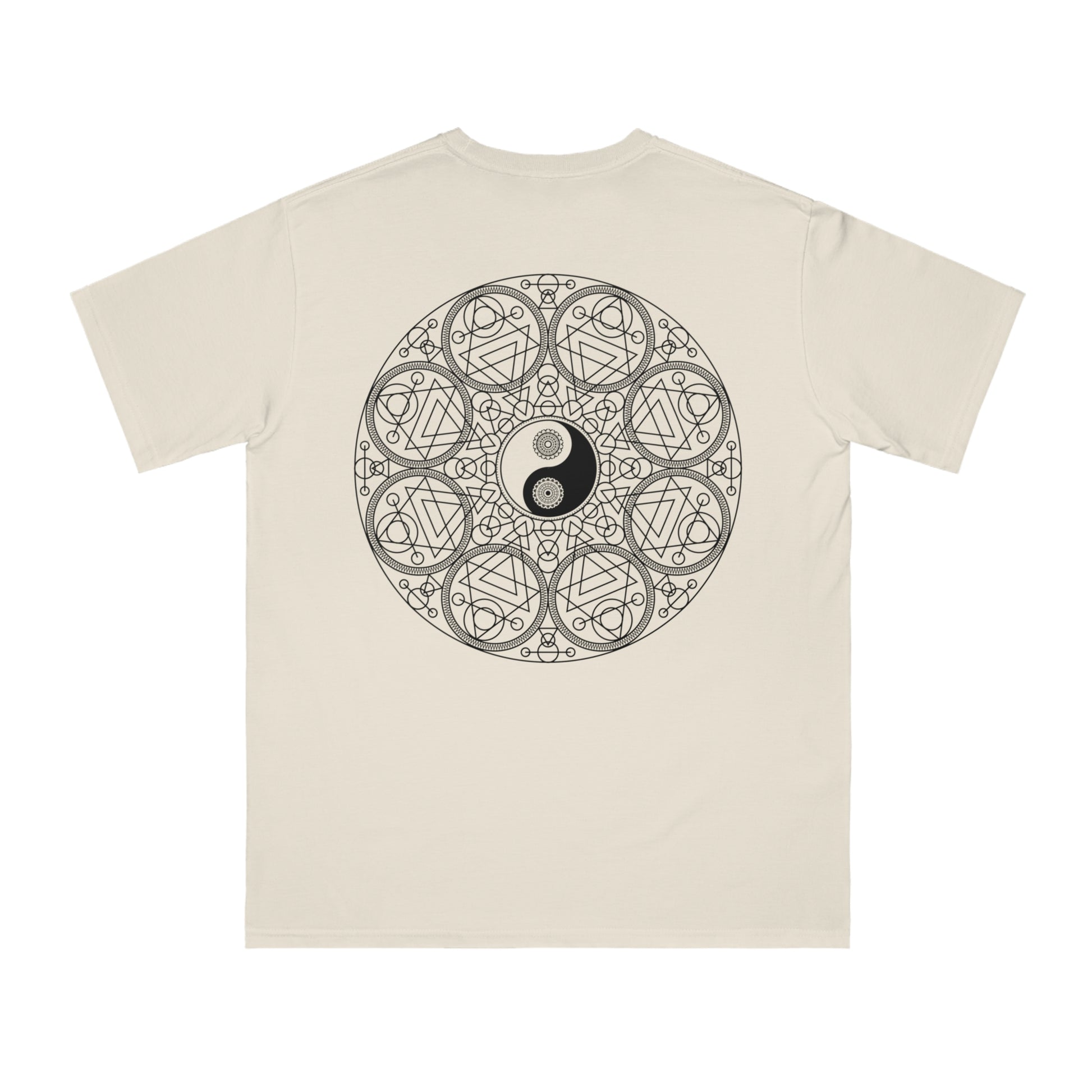 Ying Yang T-Shirt, Balance Tees, Hippie Graphic Tee, Gender Neutral Top, Organic Apparel