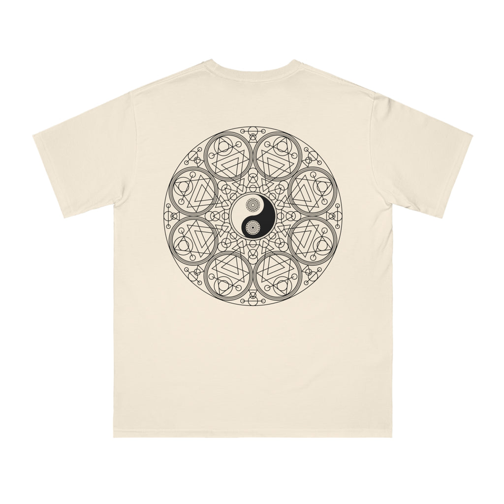 Ying Yang T-Shirt, Balance Tees, Hippie Graphic Tee, Gender Neutral Top, Organic Apparel