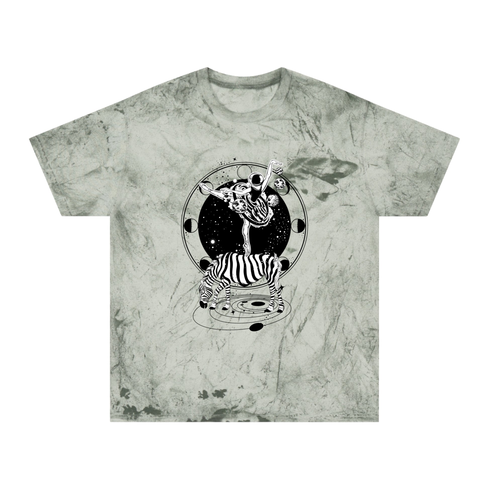 Stonewash Psychedelic T-Shirt, Colorful Graphic Tee, Unisex Top, Tie Dye Shirt, Festival Clothing