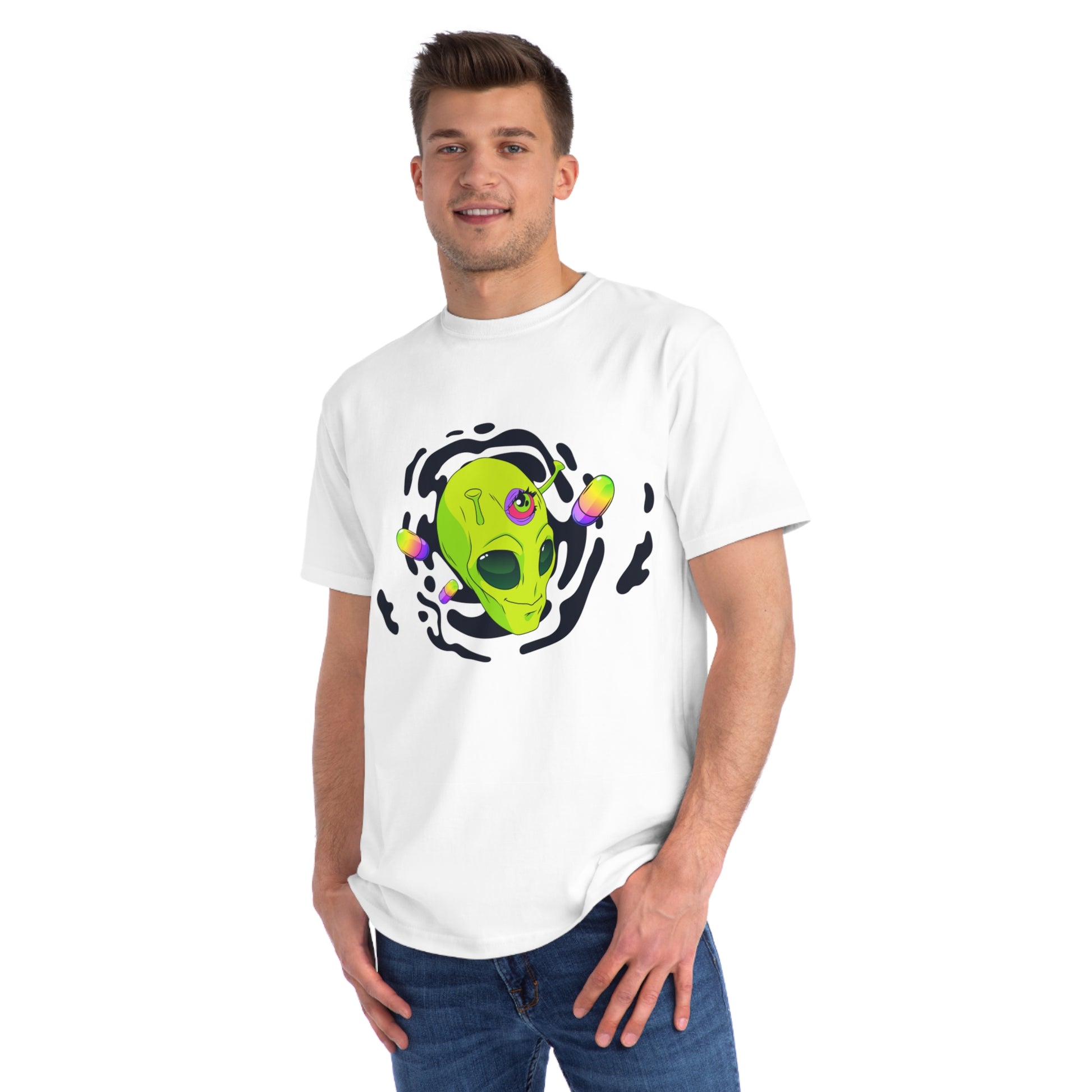 Alien Vibes Organic Unisex T-Shirt