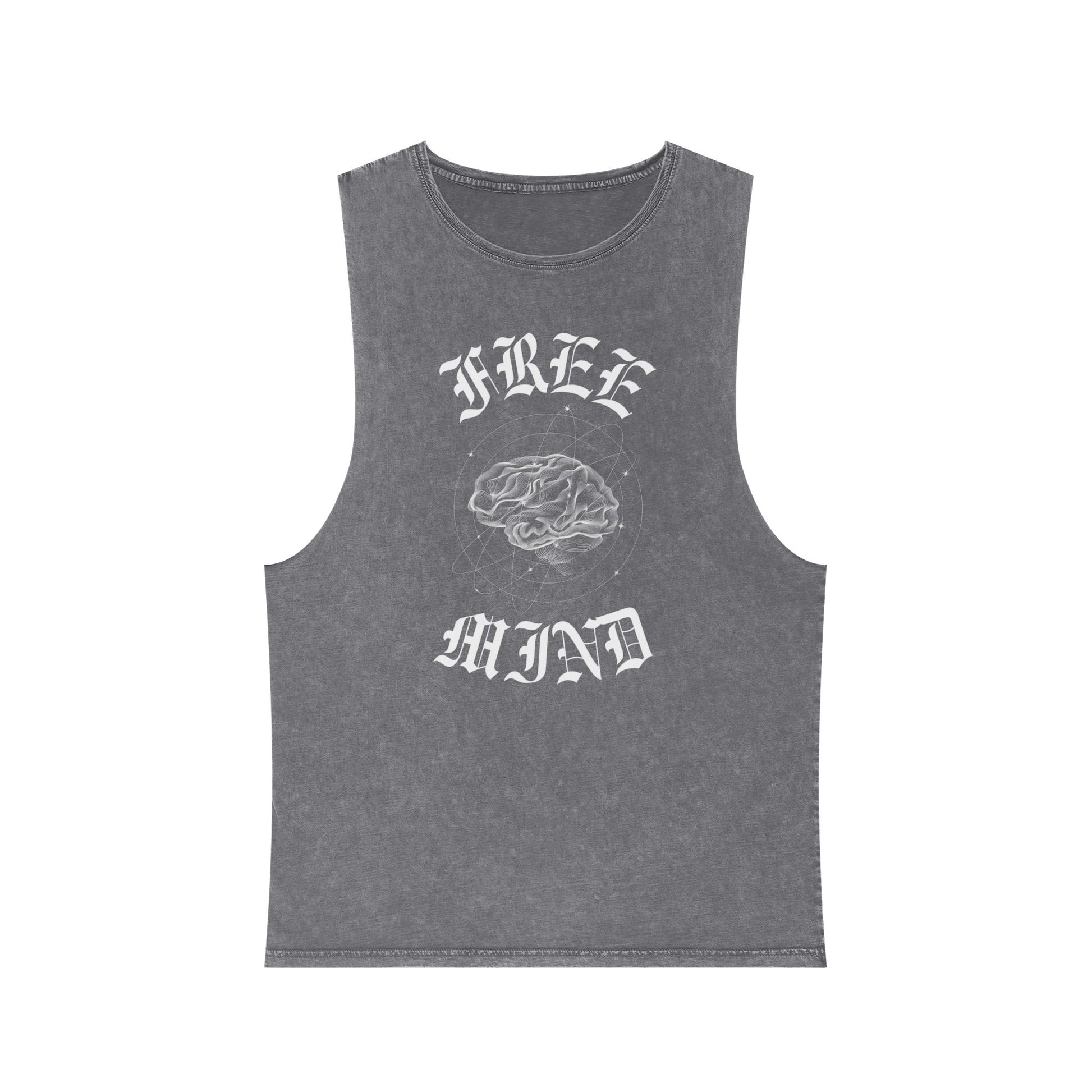 Free Mind Stonewash Tank Top