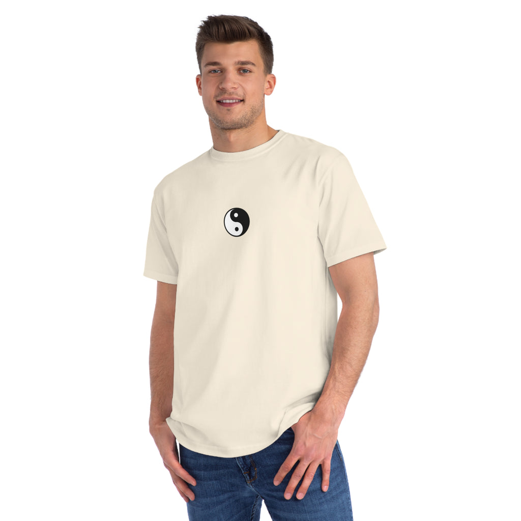 Ying Yang T-Shirt, Balance Tees, Hippie Graphic Tee, Gender Neutral Top, Organic Apparel