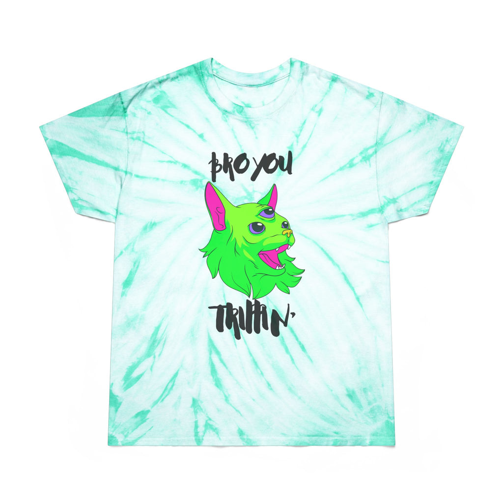 Trippy Cat Tie Dye Top