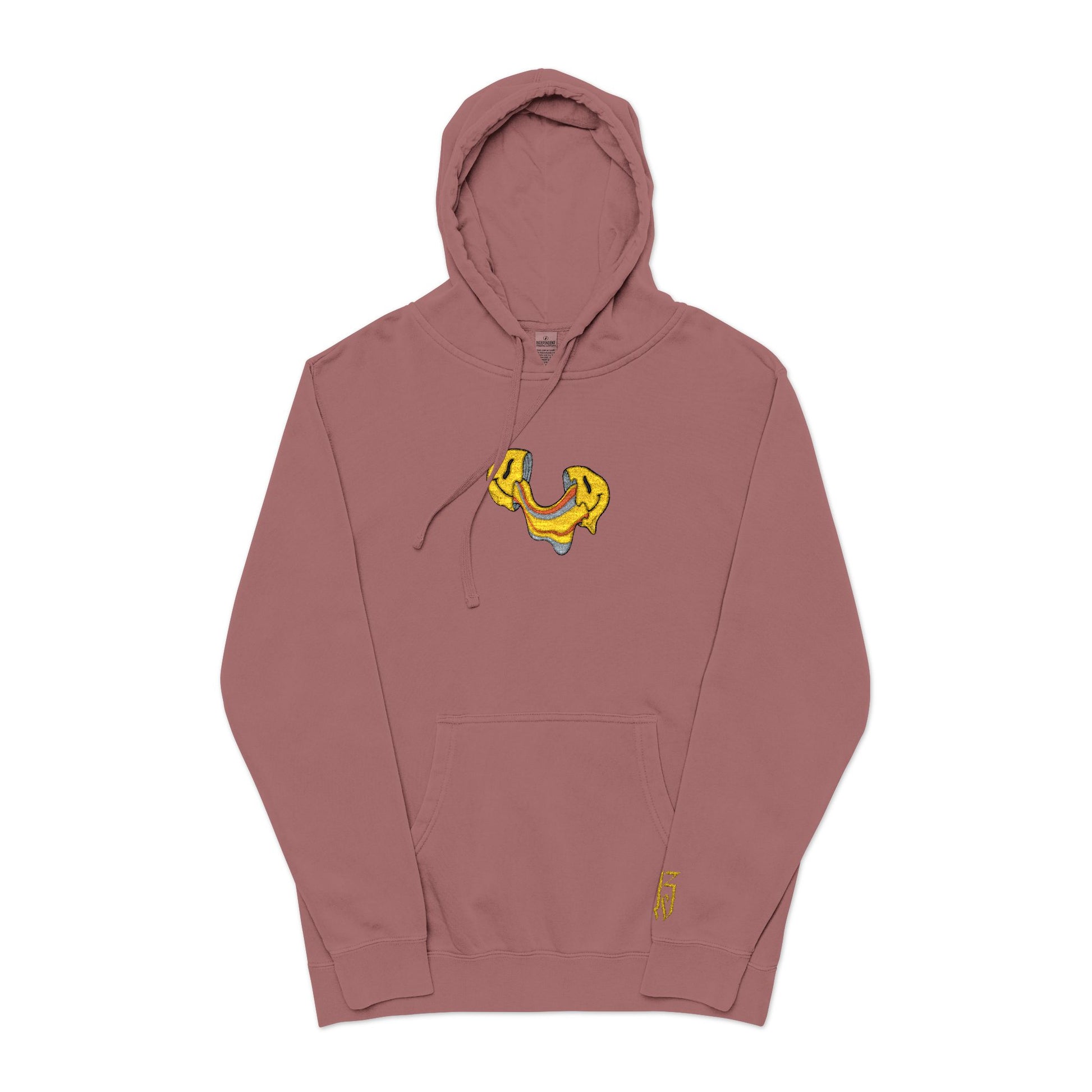 Trippy Smile Pigment-Dyed Hoodie