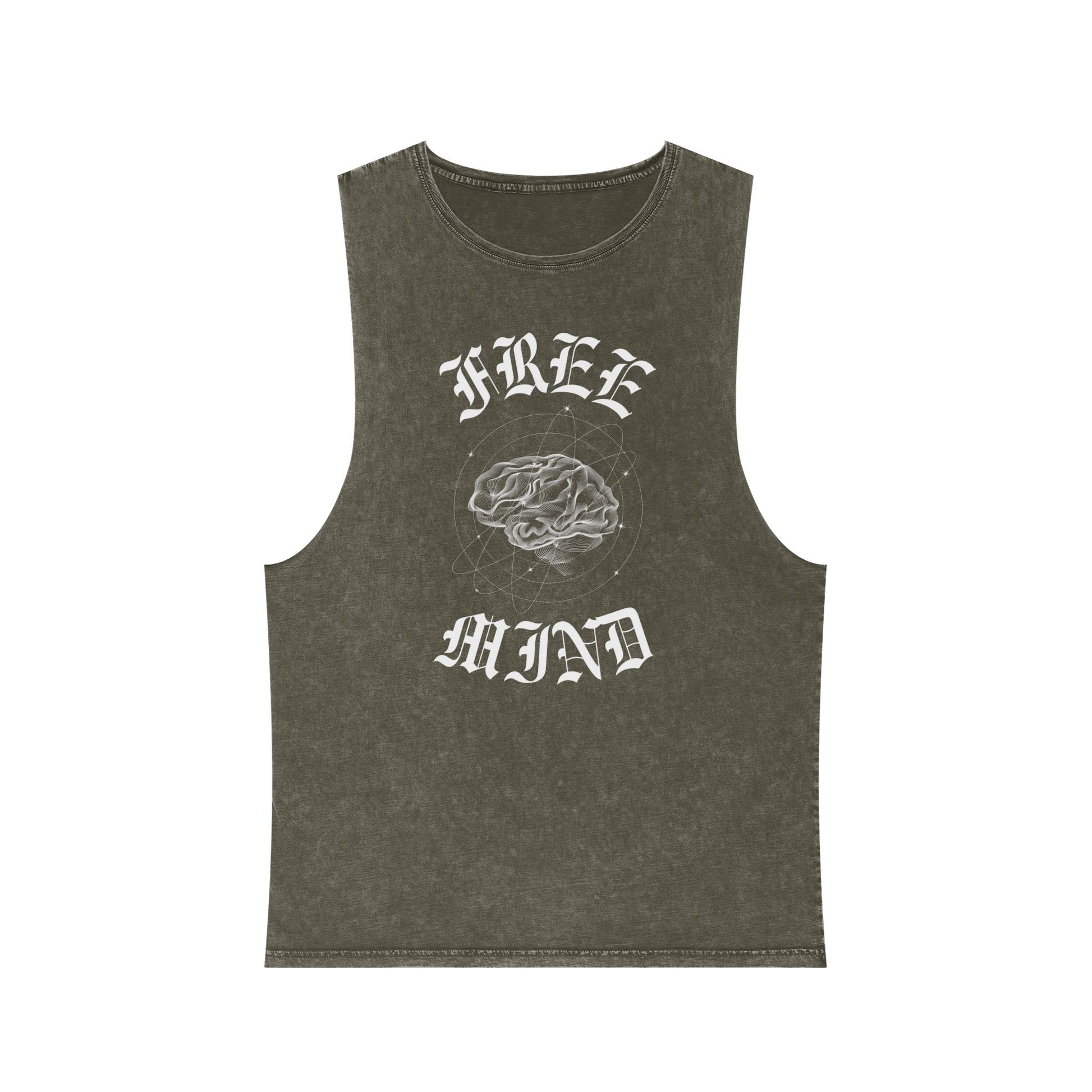 Free Mind Stonewash Tank Top