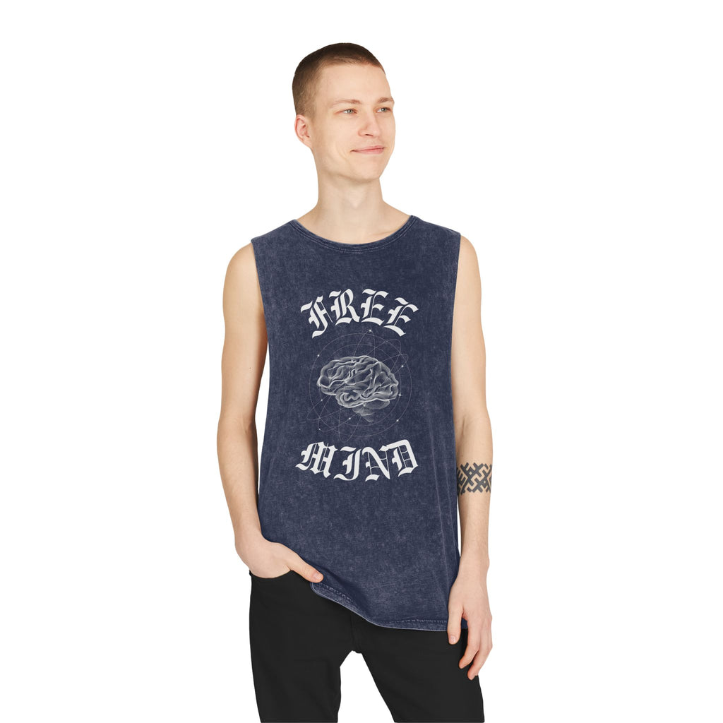 Free Mind Stonewash Tank Top
