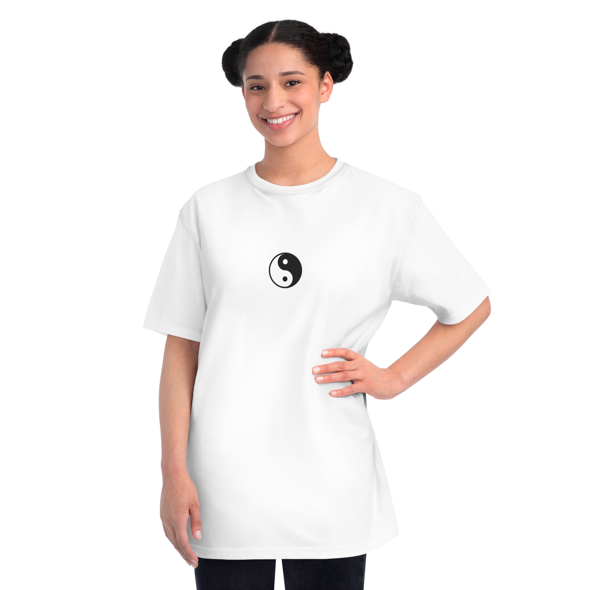 Ying Yang T-Shirt, Balance Tees, Hippie Graphic Tee, Gender Neutral Top, Organic Apparel