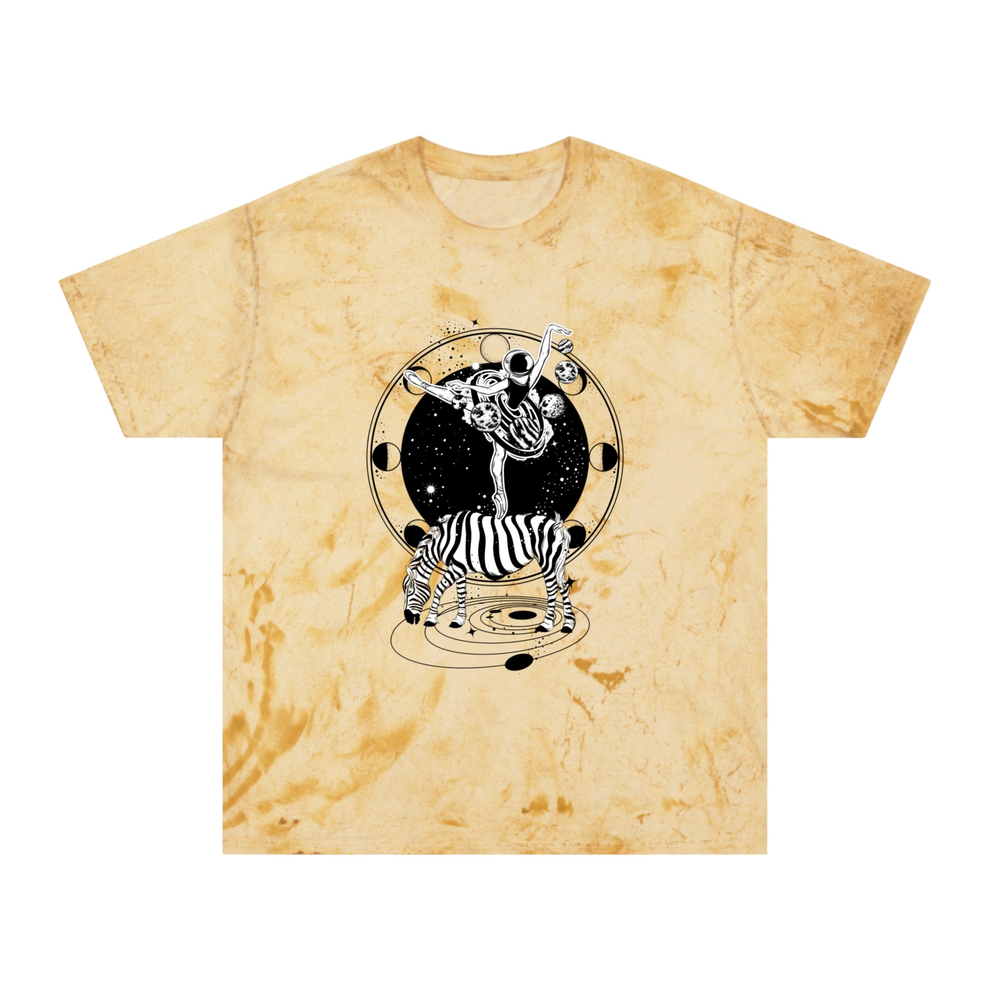 Stonewash Psychedelic T-Shirt, Colorful Graphic Tee, Unisex Top, Tie Dye Shirt, Festival Clothing