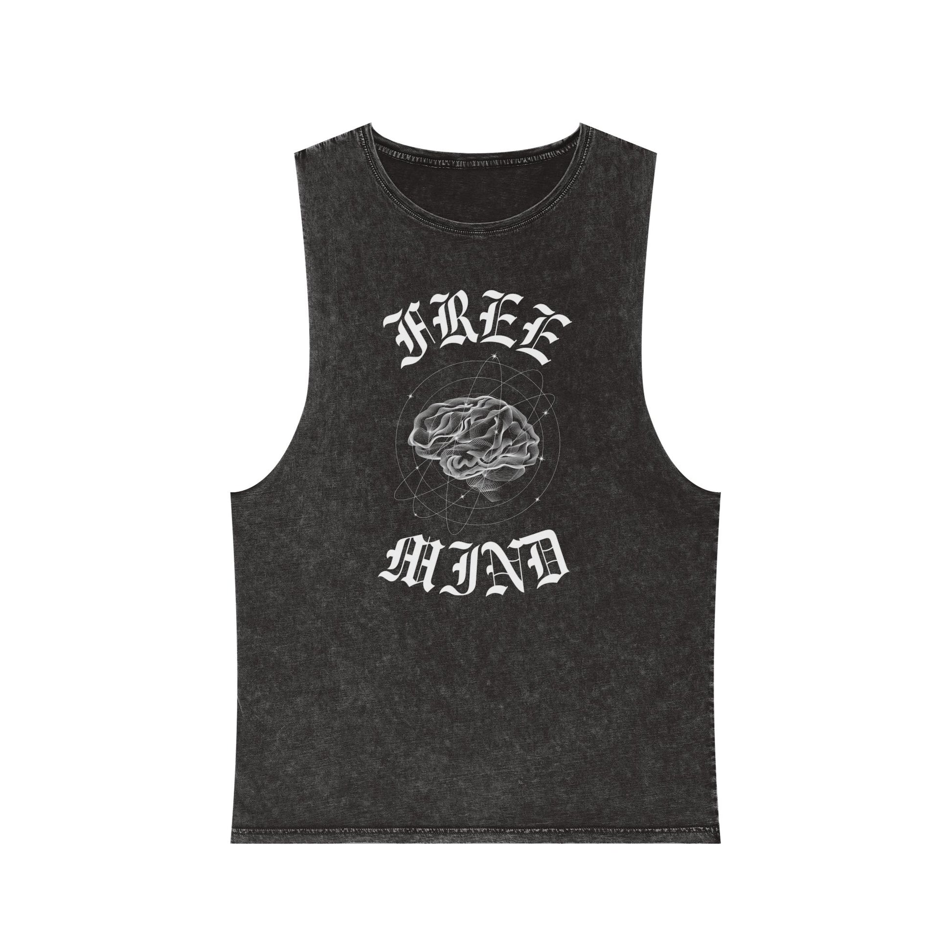 Free Mind Stonewash Tank Top