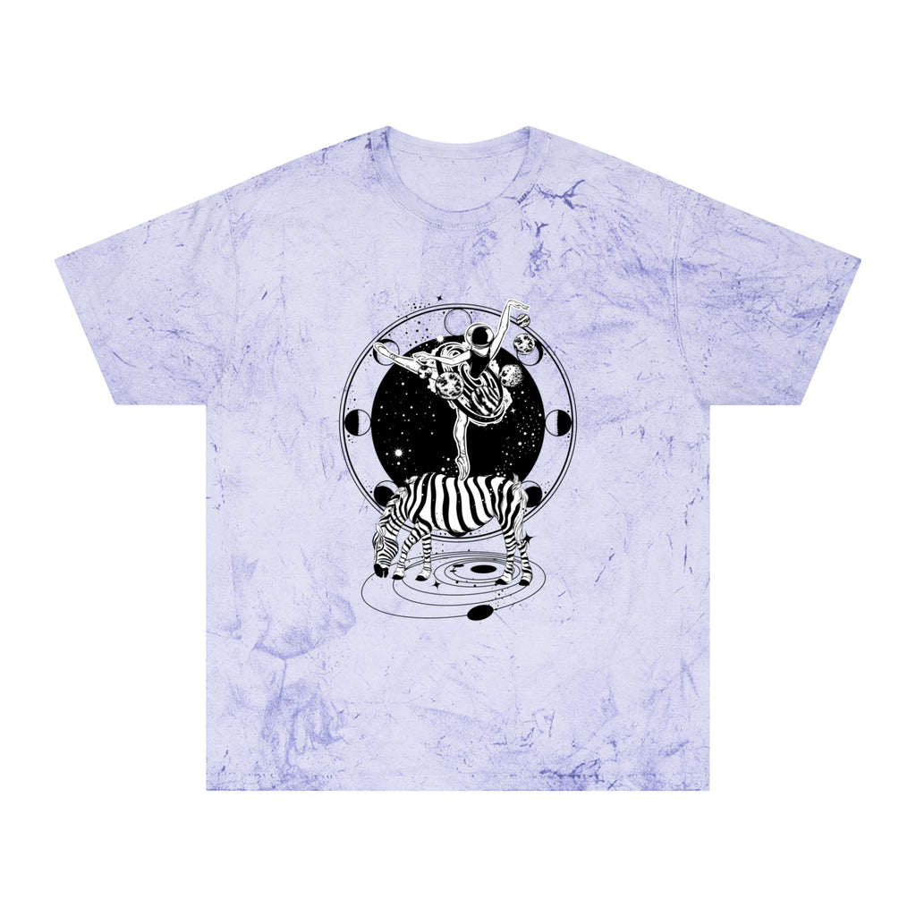 Stonewash Psychedelic T-Shirt, Colorful Graphic Tee, Unisex Top, Tie Dye Shirt, Festival Clothing