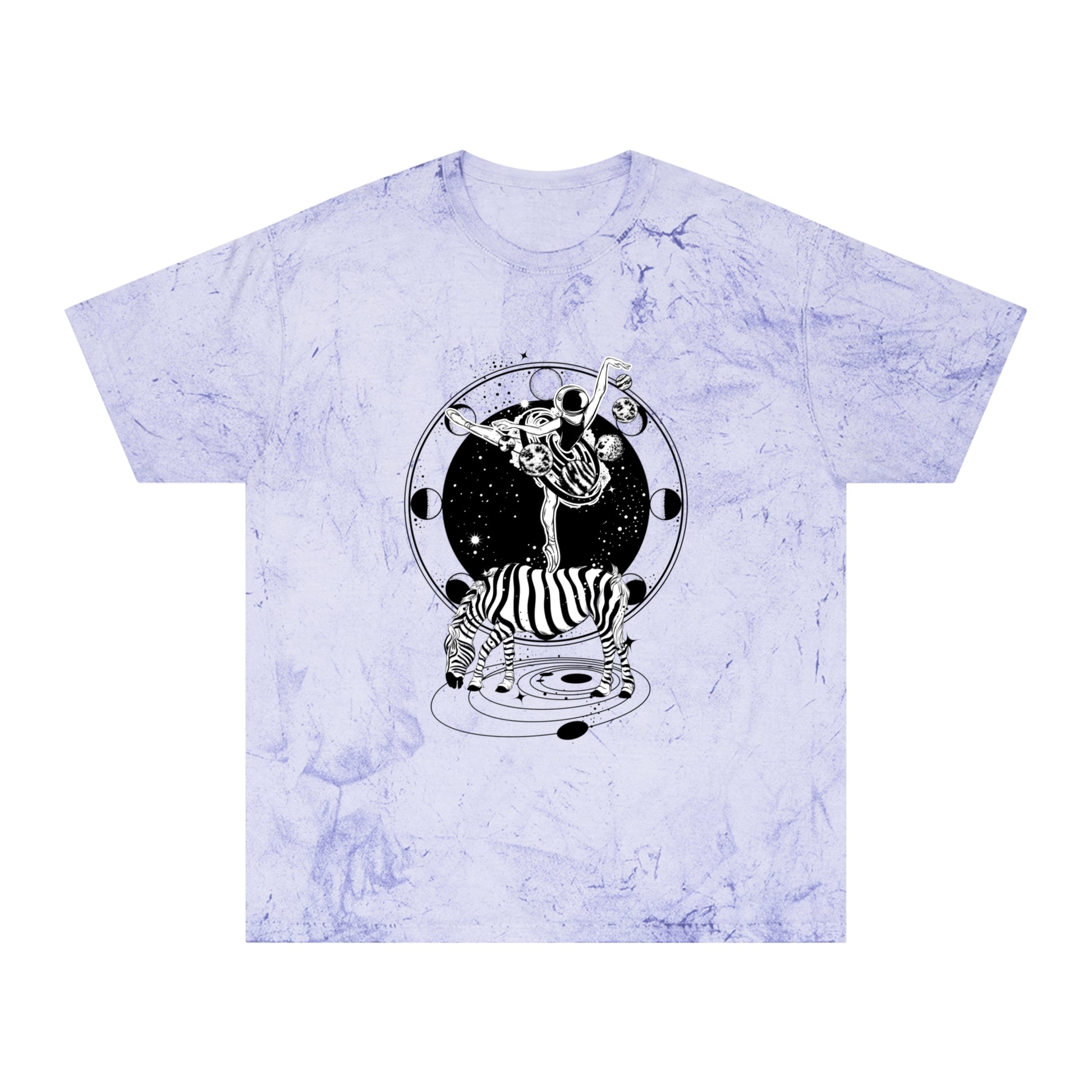 Stonewash Psychedelic T-Shirt, Colorful Graphic Tee, Unisex Top, Tie Dye Shirt, Festival Clothing