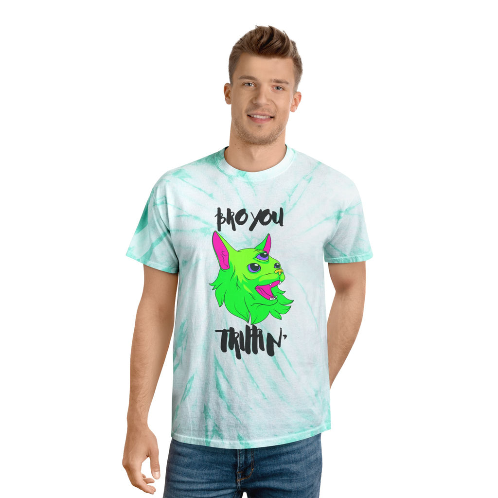Trippy Cat Tie Dye Top