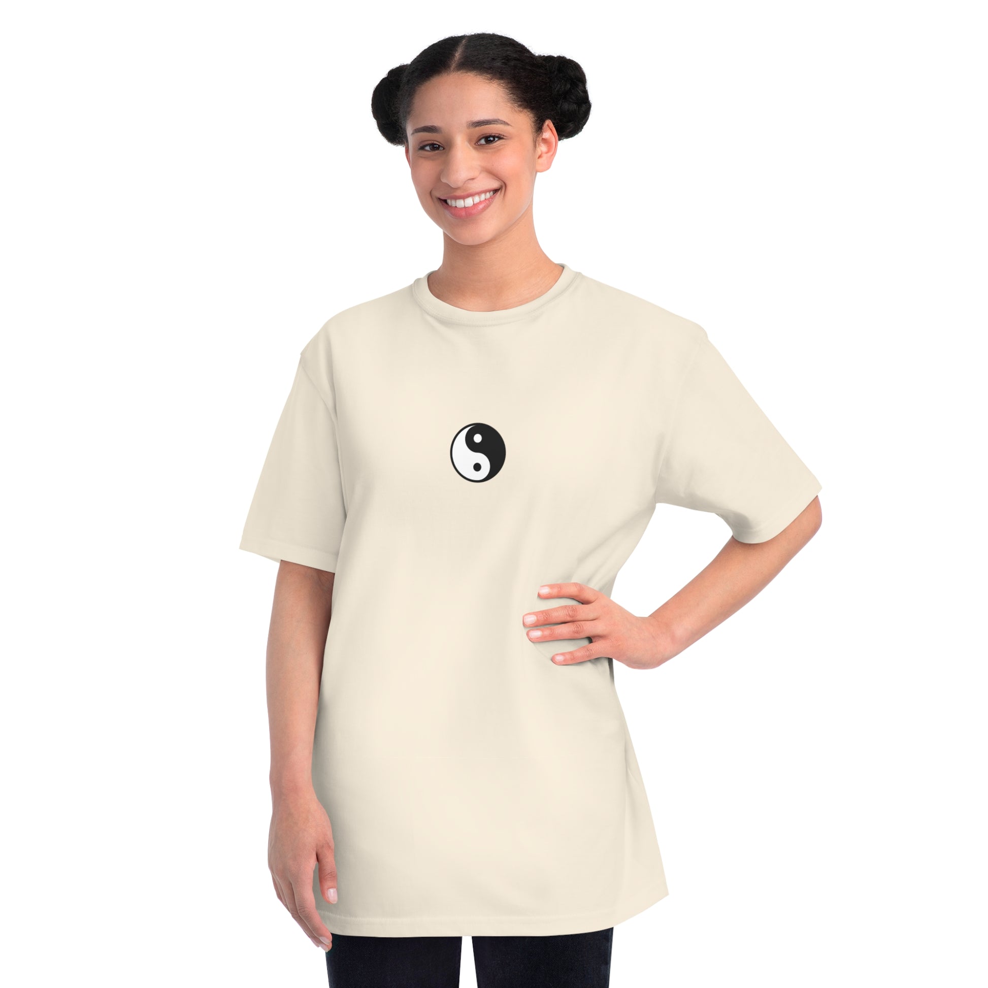 Ying Yang T-Shirt, Balance Tees, Hippie Graphic Tee, Gender Neutral Top, Organic Apparel