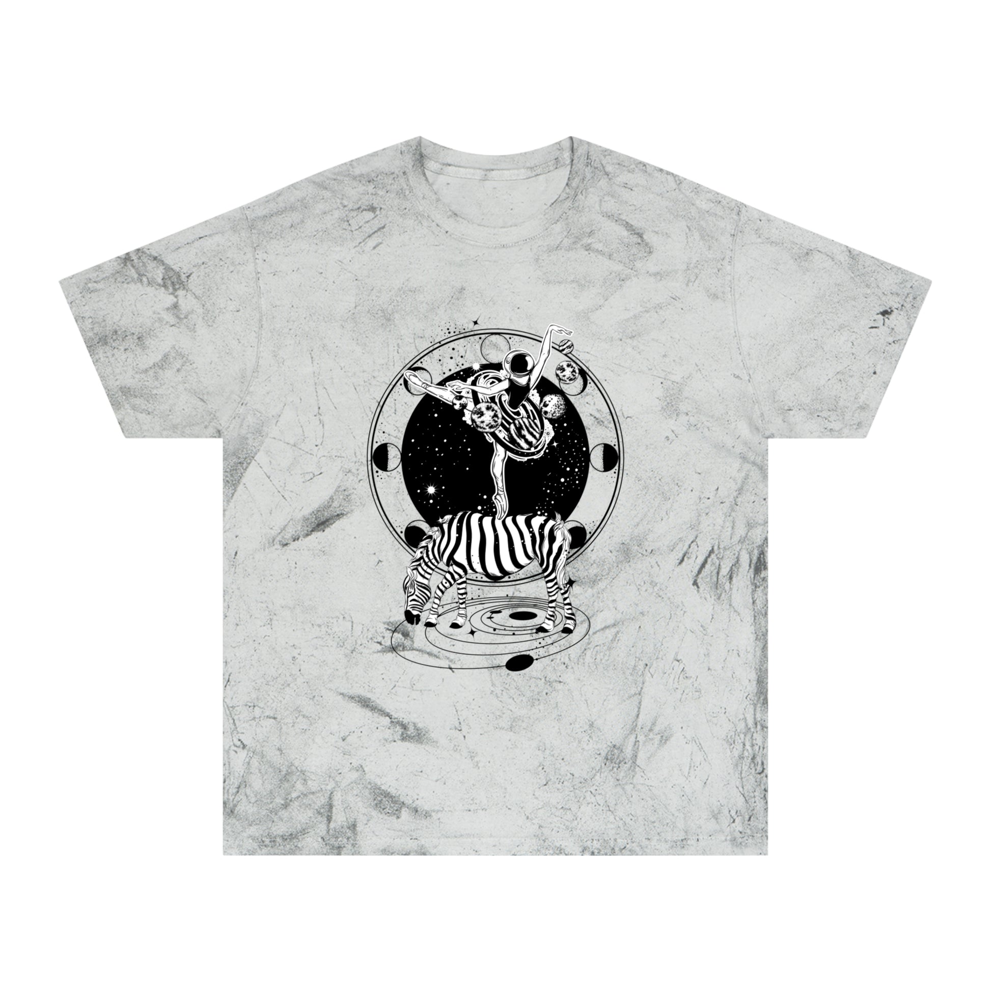 Stonewash Psychedelic T-Shirt, Colorful Graphic Tee, Unisex Top, Tie Dye Shirt, Festival Clothing